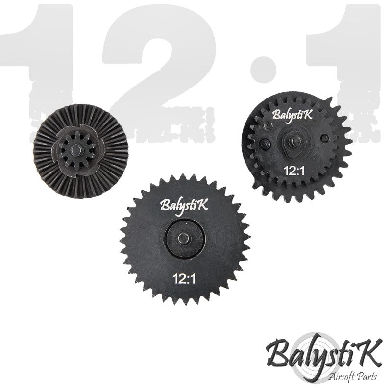 Balystik Steel CNC Gearset Extreme High Speed 12:1
