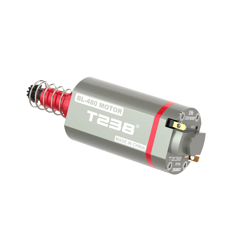 T238 Brushless Motor High Thermal Efficiency High Torque & Speed Adjustable Speed Brushless Motor - 3500KV Long