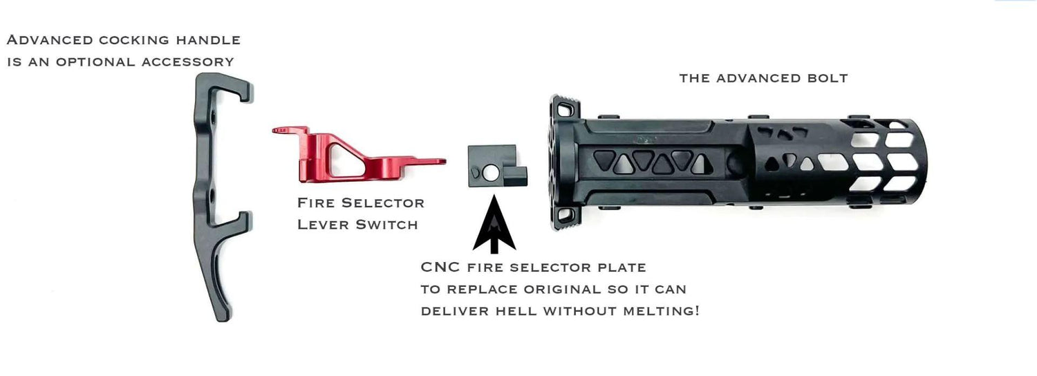 CTM AAP-01 7075 Aluminium Advanced Superlight Bolt-1