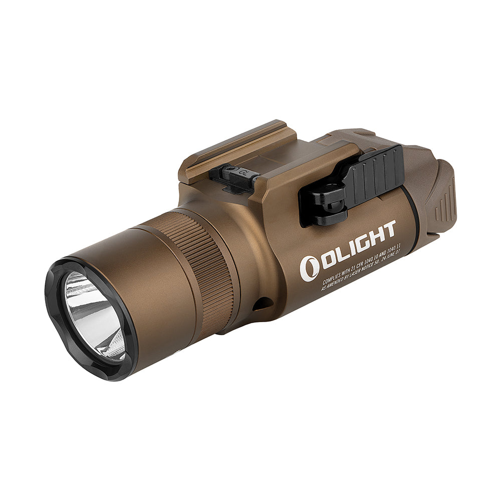 Olight Baldr Pro R Rechargeable Tactical Light with Green Laser - FDE