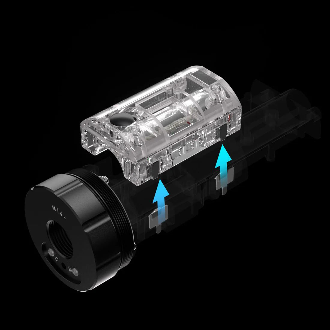 E-Shooter Flare Smoky V900 Replacement Split Oil Tank B001