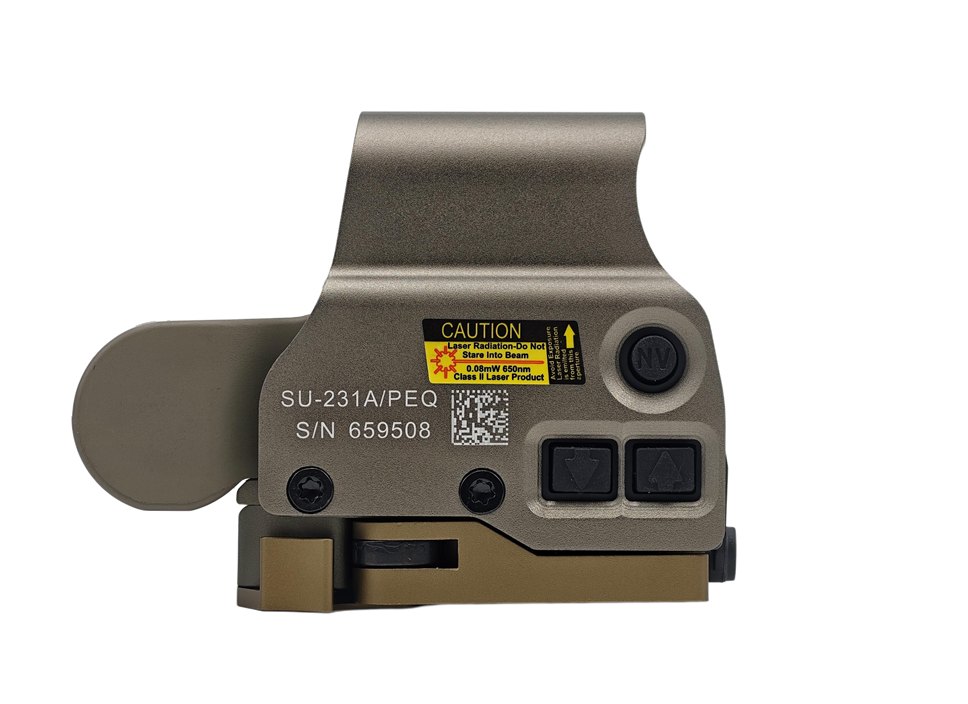 EvolutionGear 2026Ver. EXPS3 GBBR Rated MIL SPEC Markings, Clear Lense - FDE