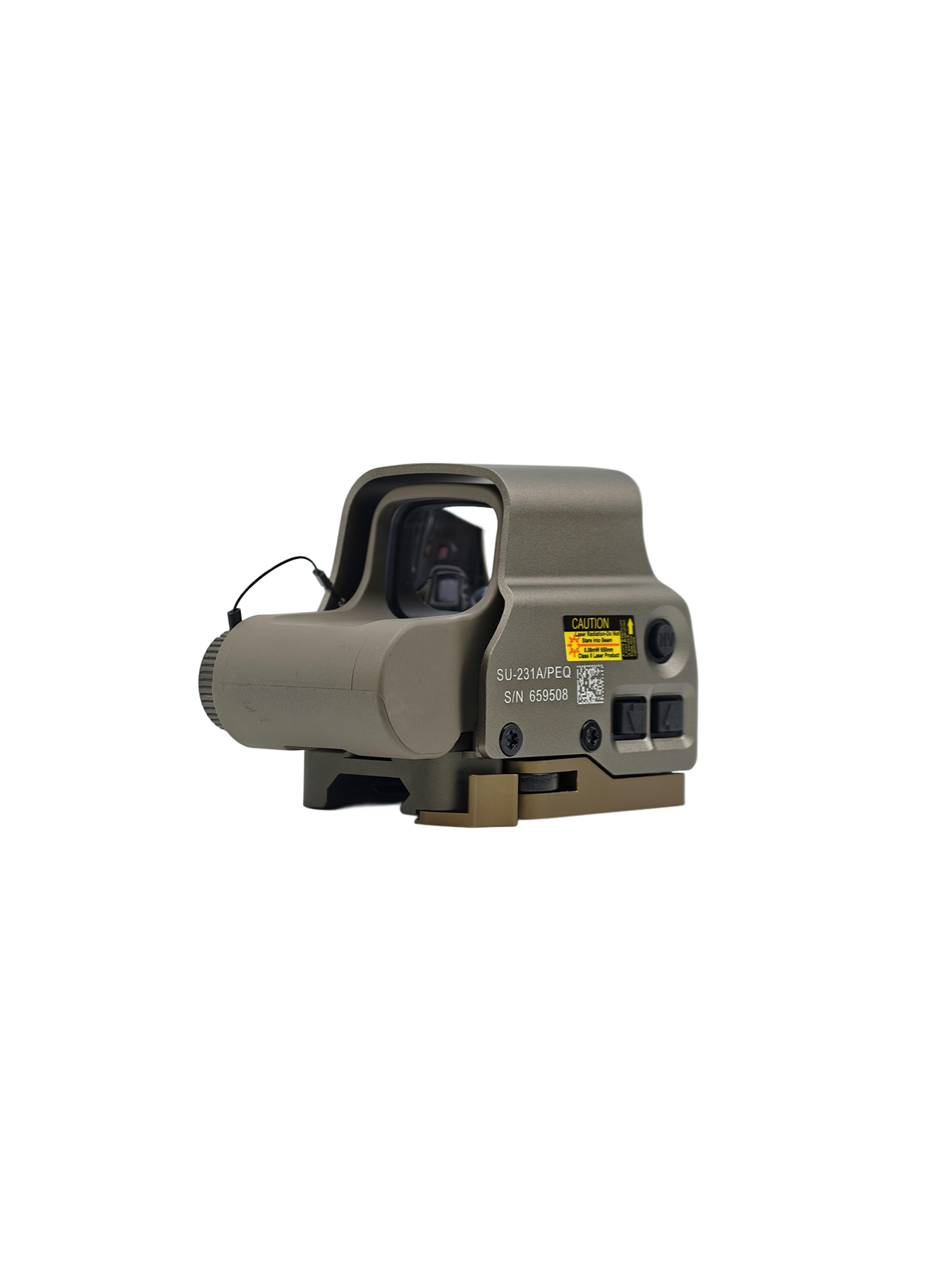 EvolutionGear 2026Ver. EXPS3 GBBR Rated MIL SPEC Markings, Clear Lense - FDE