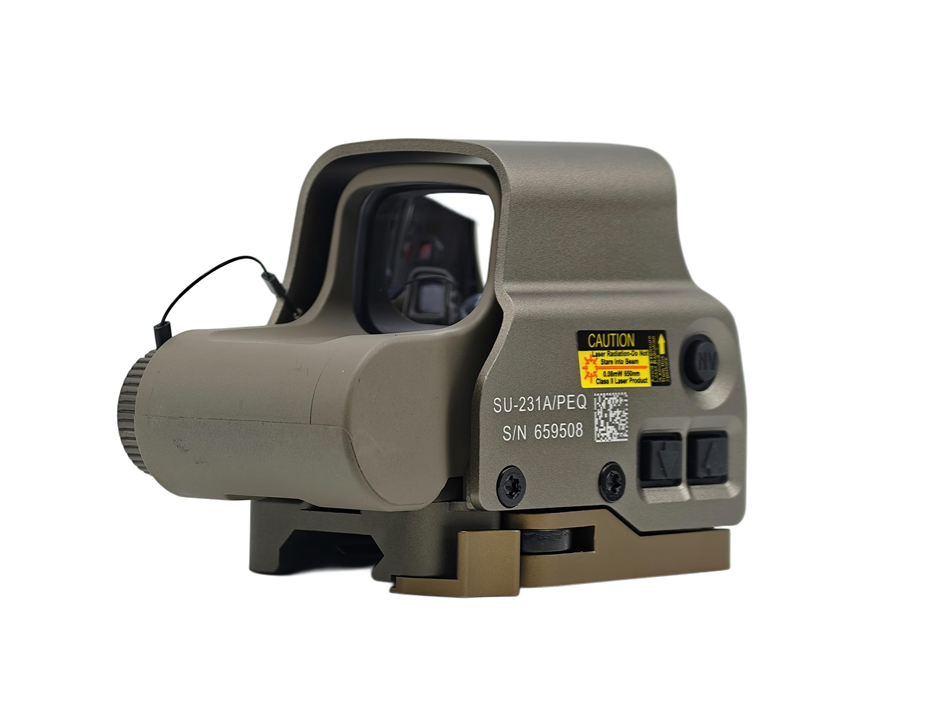 EvolutionGear 2026Ver. EXPS3 GBBR Rated MIL SPEC Markings, Clear Lense - FDE