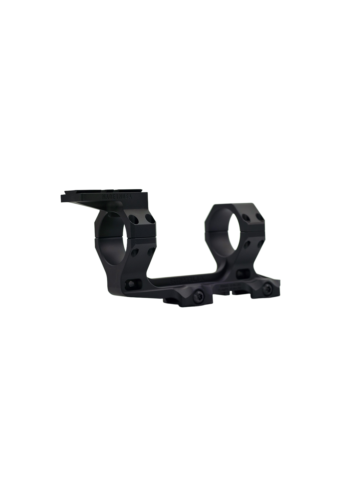 EvolutionGear AUS mount 1.54''/34mm W TOP/12 ACRO Mount Cerakoated - Black