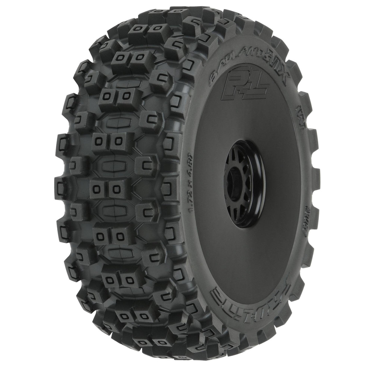 Proline 1/8 Badlands MX M2 Front/Rear Buggy Tires Mounted - 17mm Black-0