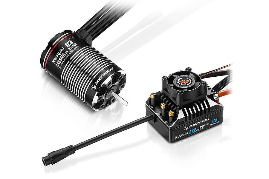 Hobbywing Xerun AXE540L 2300KV R2 FOC Sensored Brushless Combo-0