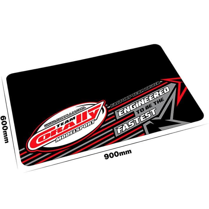 Team Corally Medium Pit Mat-0