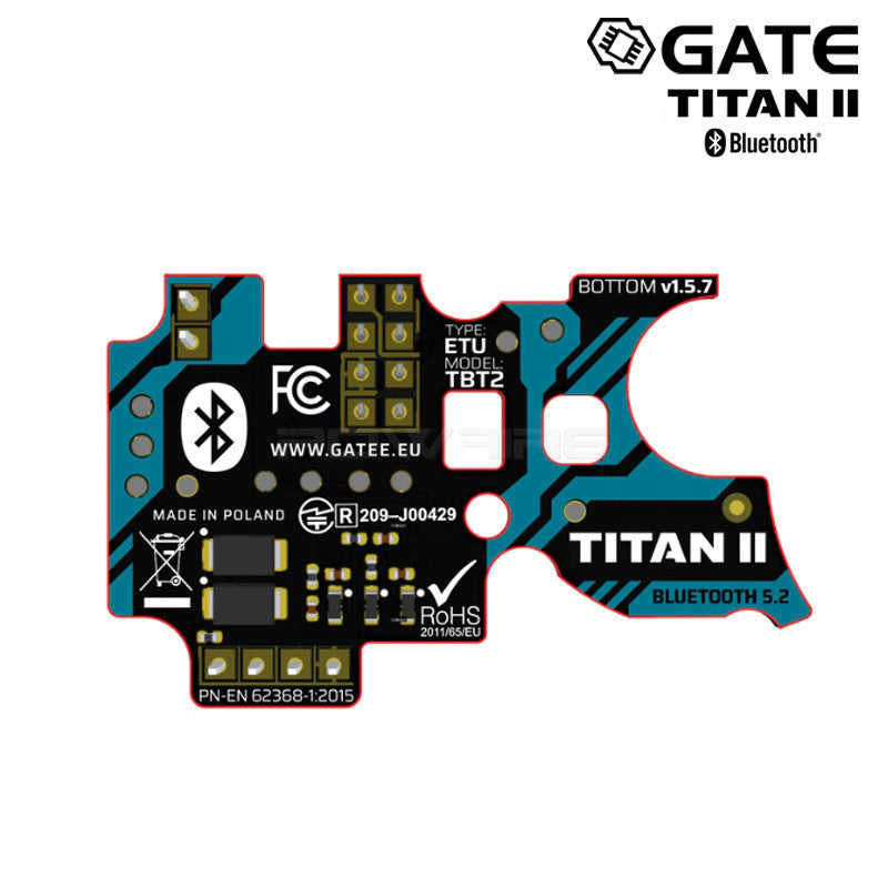GATE TITAN II Expert Version Bluetooth for V2 GB AEG - Rear Wired
