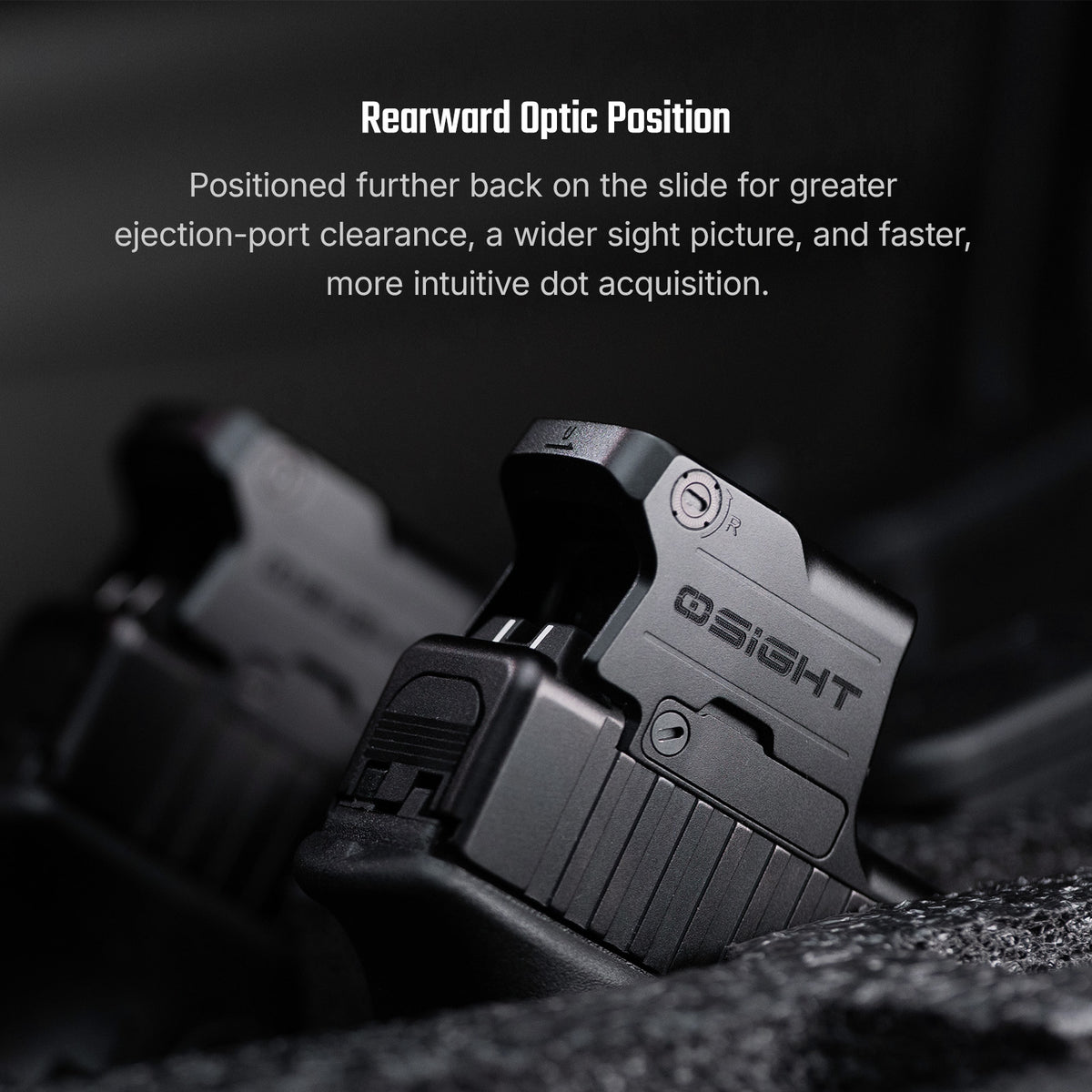OLight Osight SE MOS Direct-Mount Enclosed Emitter Red Dot Sight with Multi-Reticule System