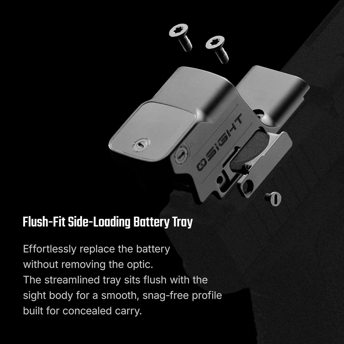 OLight Osight SE MOS Direct-Mount Enclosed Emitter Red Dot Sight with Multi-Reticule System