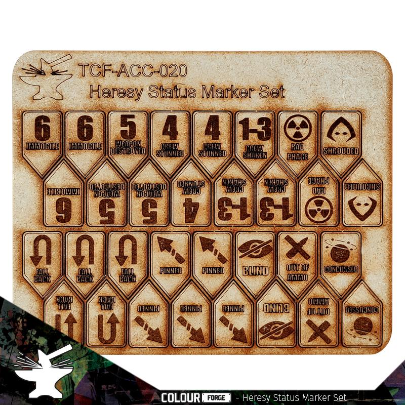 Heresy Status Marker Set