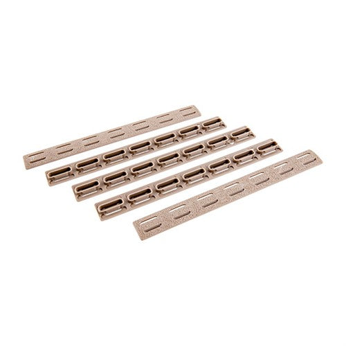 BCM Gunfighter Polymer Keymod Rail Panel Kit x5 - FDE