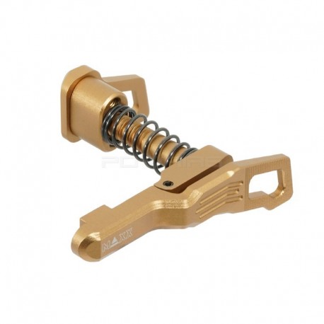 Maxx Model CNC Advanced MTW M4 Magazine Release - Style B - Dark Earth