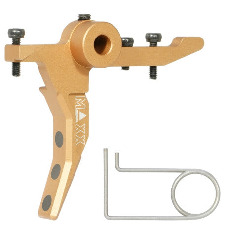 Maxx CNC Aluminium Advanced MTW Trigger - Style C - Gold
