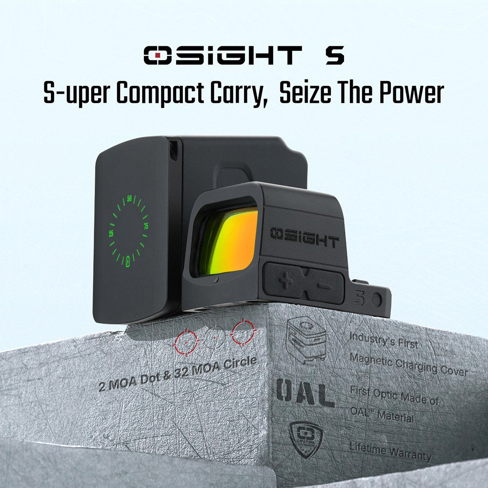 Osight S 2 MOA Dot & 32 MOA Circle with OAL Material - OD Green
