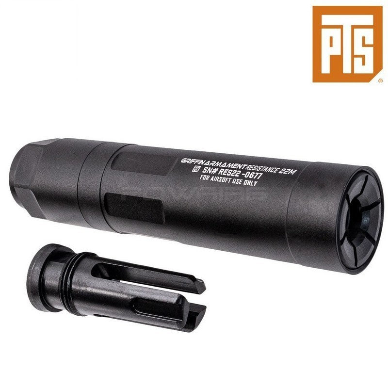PTS Griffin Armament R22 Taper Mount Kit suppressor (Non-US) - Black