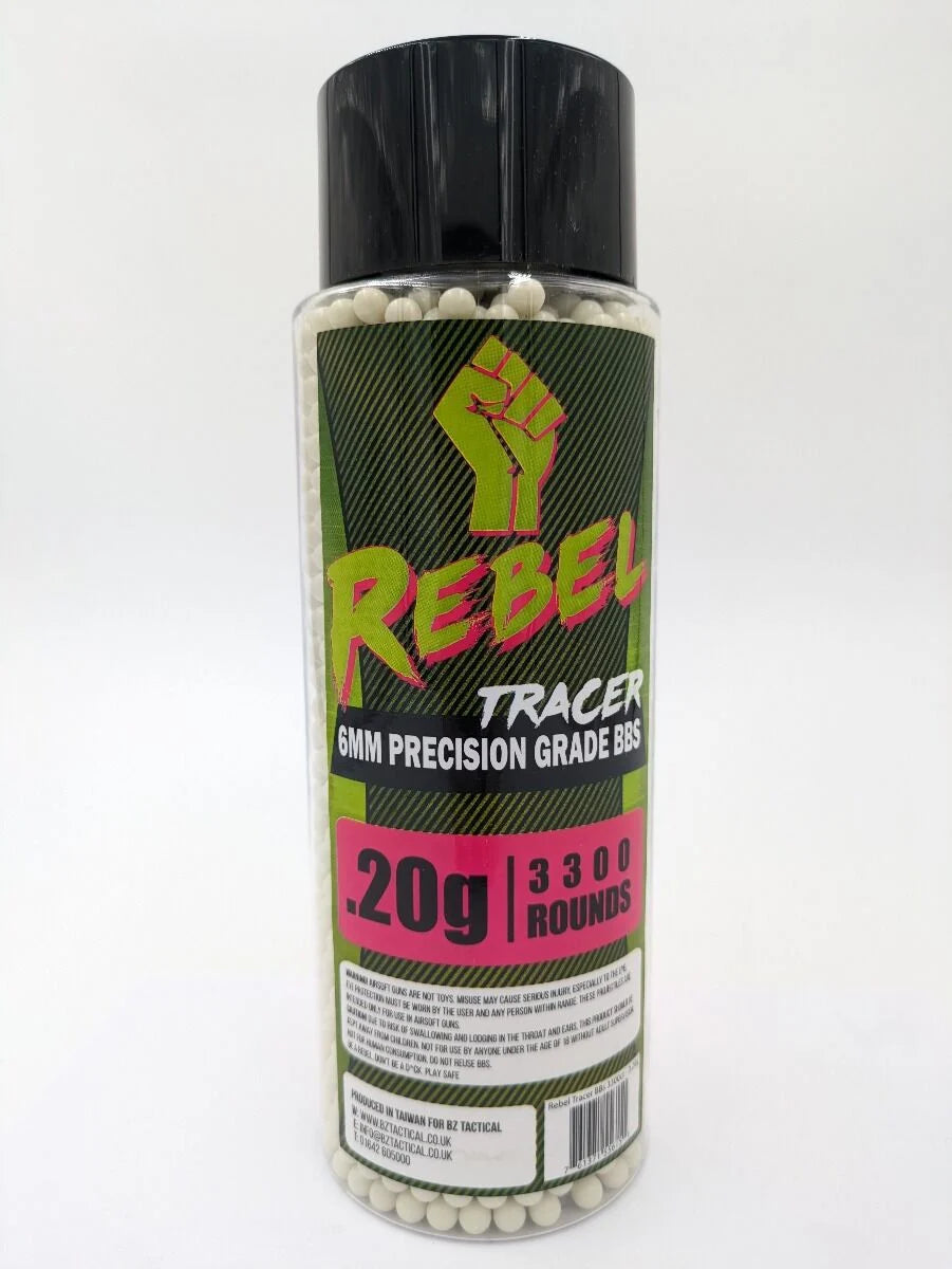 Rebel Precision Non Bio Tracers 3300rd Bottle - 0.20g