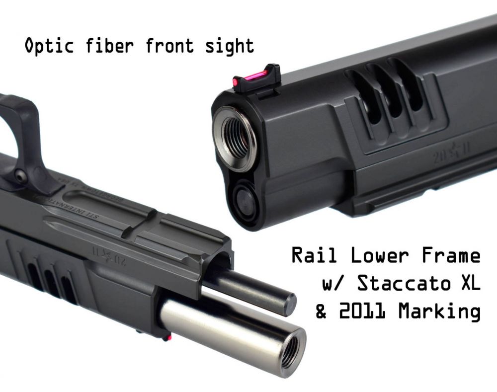 Army Armament R611A Staccato XL 2011 T8 Pistol - Black