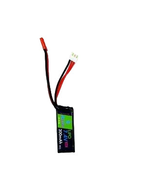 Rebel 7.4v 300mAh 35c Lipo - JST/HPA-0