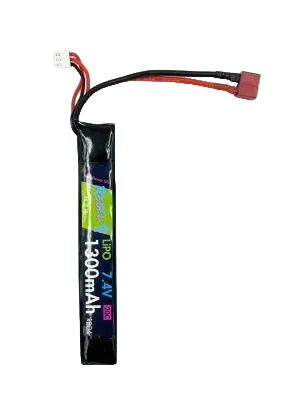 Rebel 7.4V 1300Mah 20C Lipo - Stick-0
