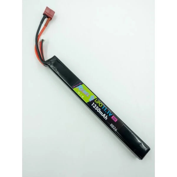 Rebel 11.1V 1350mAh 20C LiPo - AK Stick - Deans