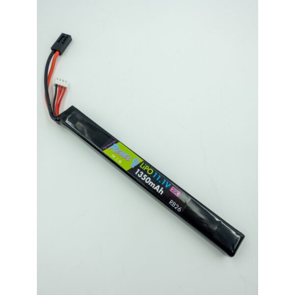 Rebel 11.1V 1350mAh 20C LiPo - AK Stick -Tamiya