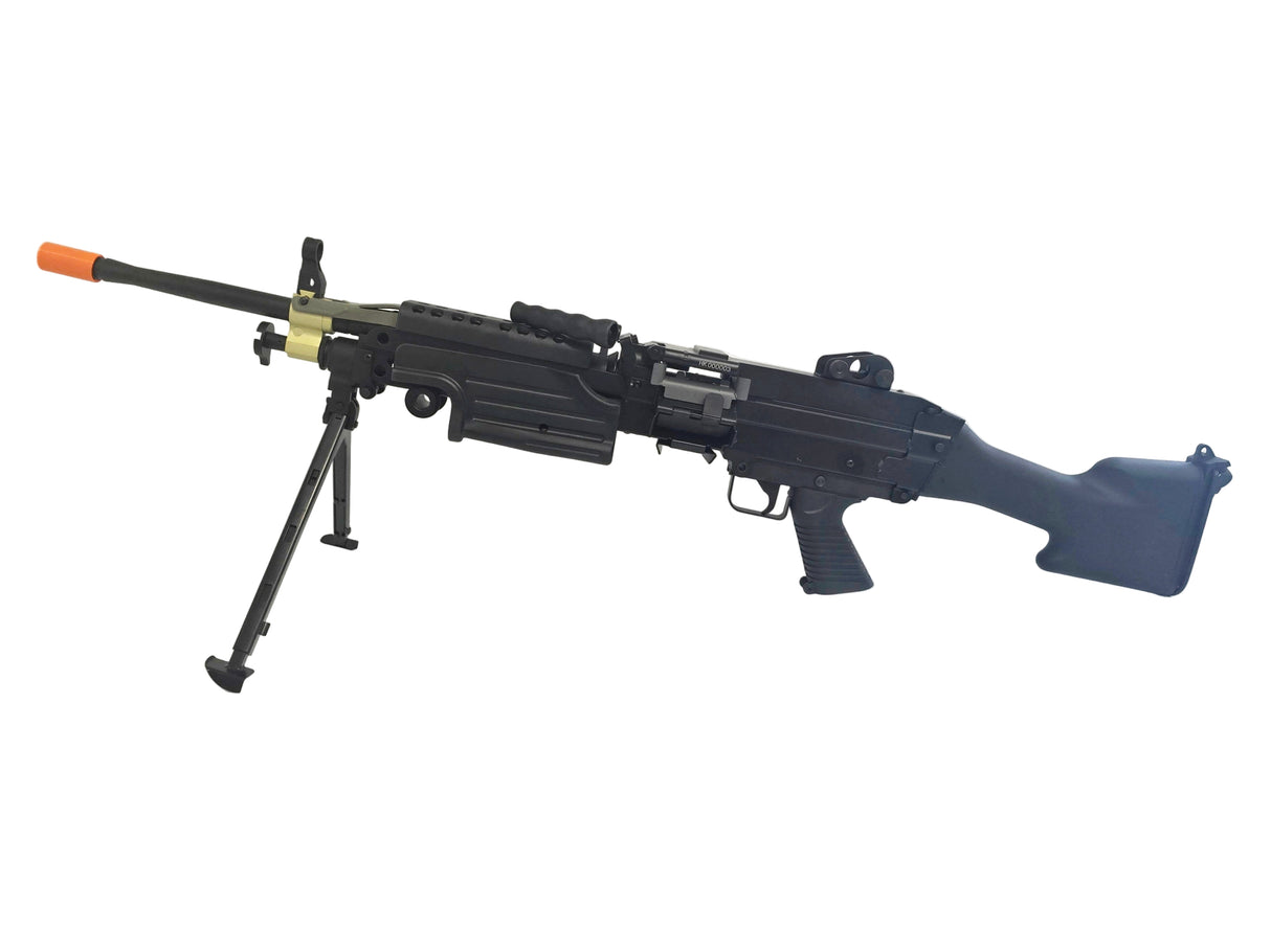 A&K M249 with Sound Control Drum Magazine (Hard Stock)