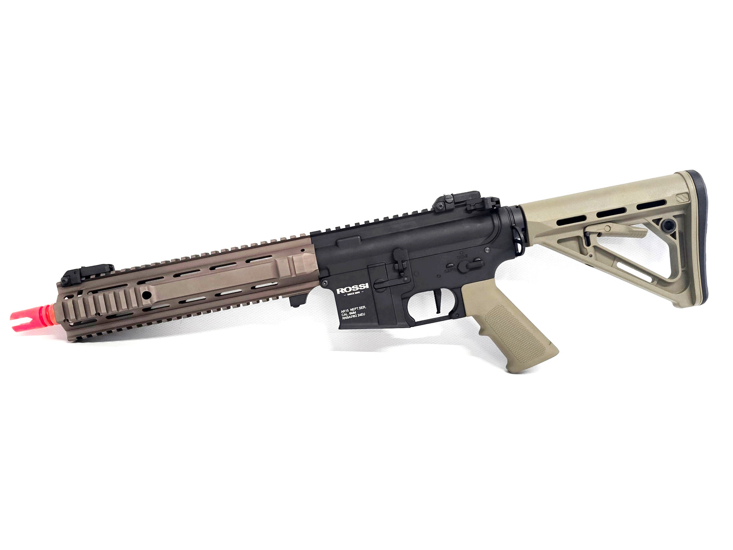Rossi L119A2 Style Neptune SAS 10.5 AEG with Mosfet (Full Metal - Programmable Trigger) - FDE