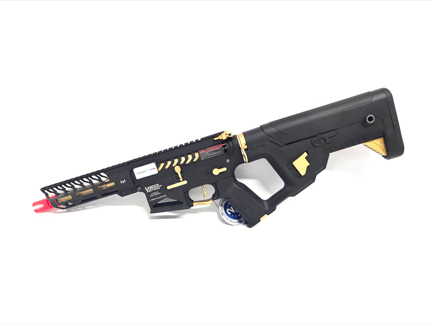 Lancer Tactical Enforcer NEEDLETAIL Skeleton AEG (Low FPS) - Gold