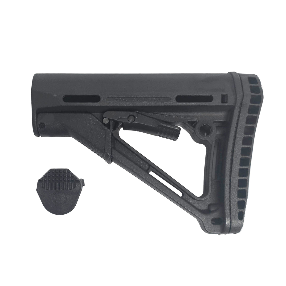 S&I Tactical Mag CTR Stock with Enhanced Buttpad - Black