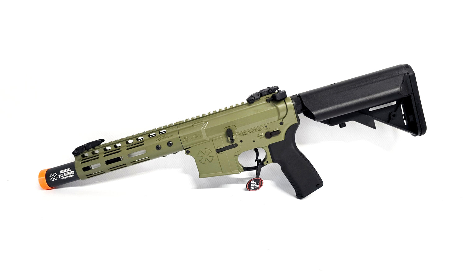 Noveske 7.5" Gen III DIPLOMAT AEG Rifle Eshooter ETU - Bazooka Green