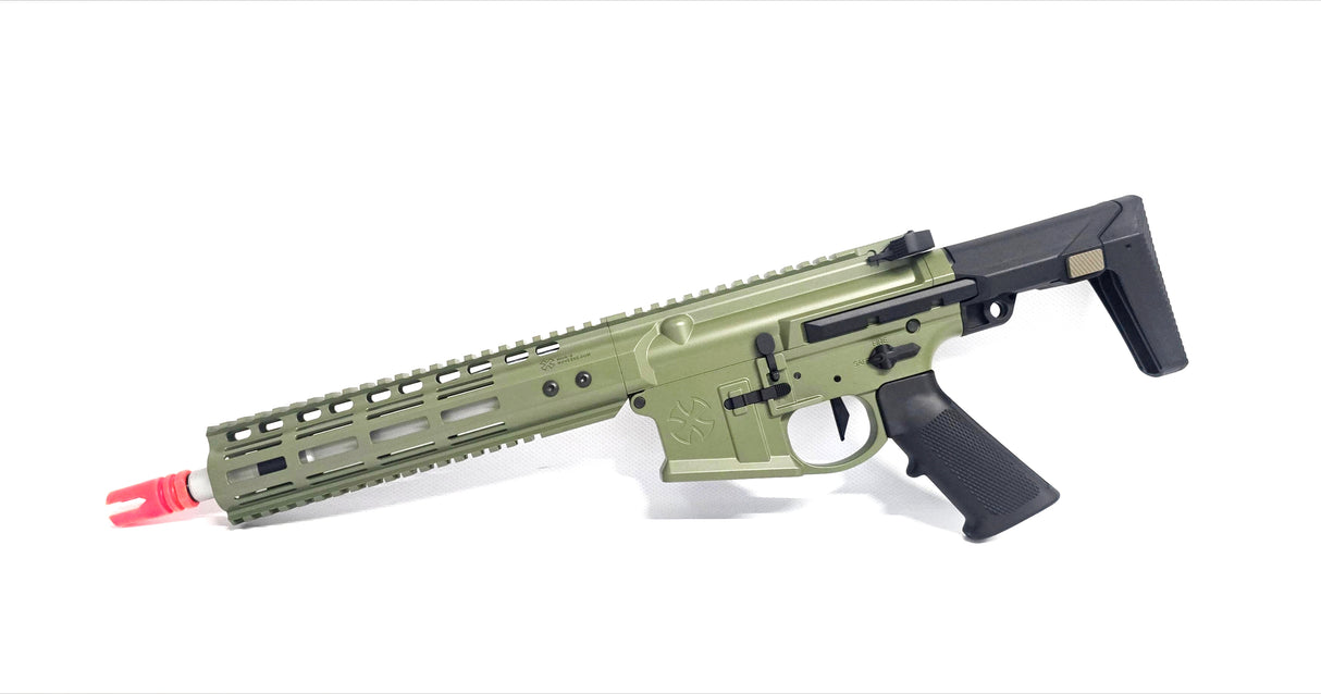 Double Eagle Noveske N4 Ghetto Blaster 10.5" MWS Gen3 GBBR (EMG) - Bazooka Green