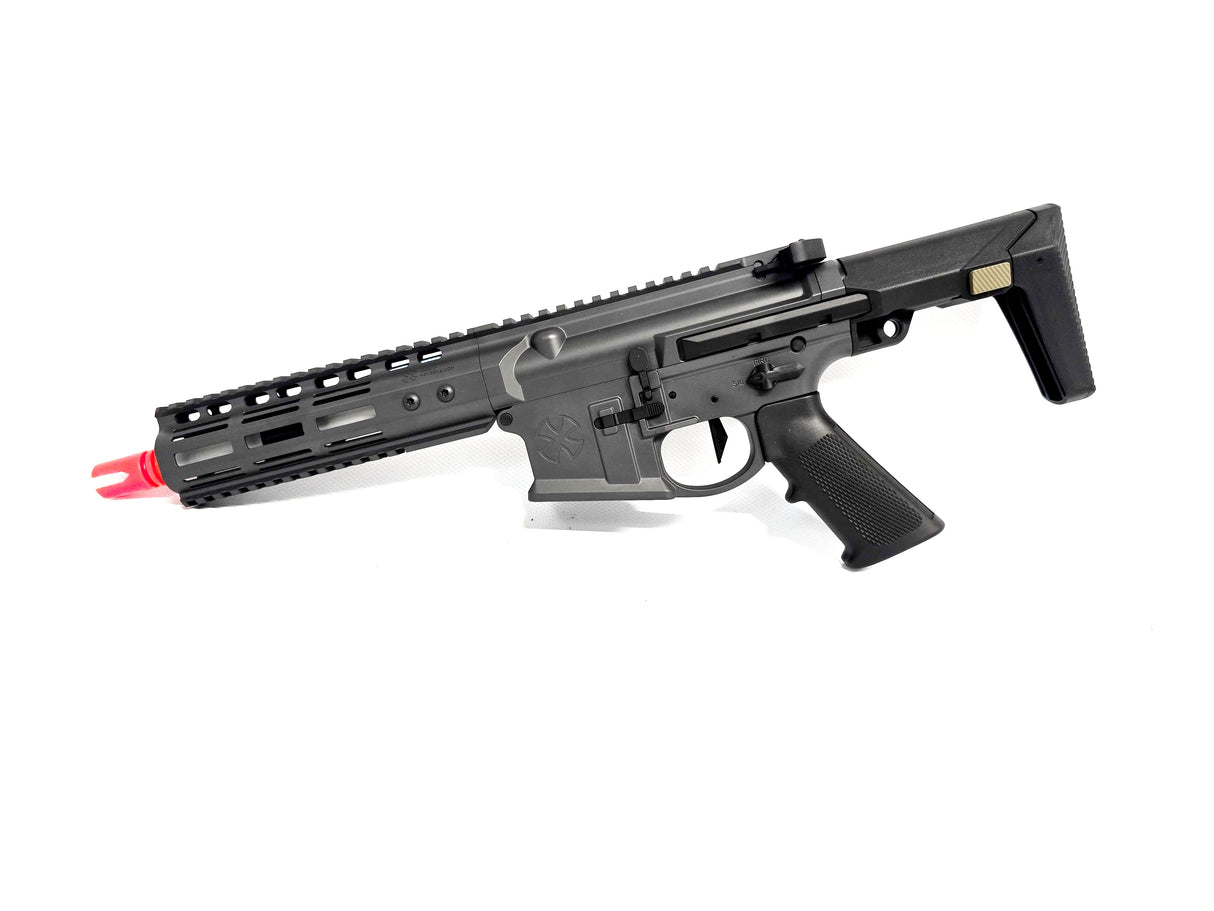 Double Eagle Noveske N4 Ghetto Blaster 7" MWS Gen3 GBBR (EMG) - Sniper Grey