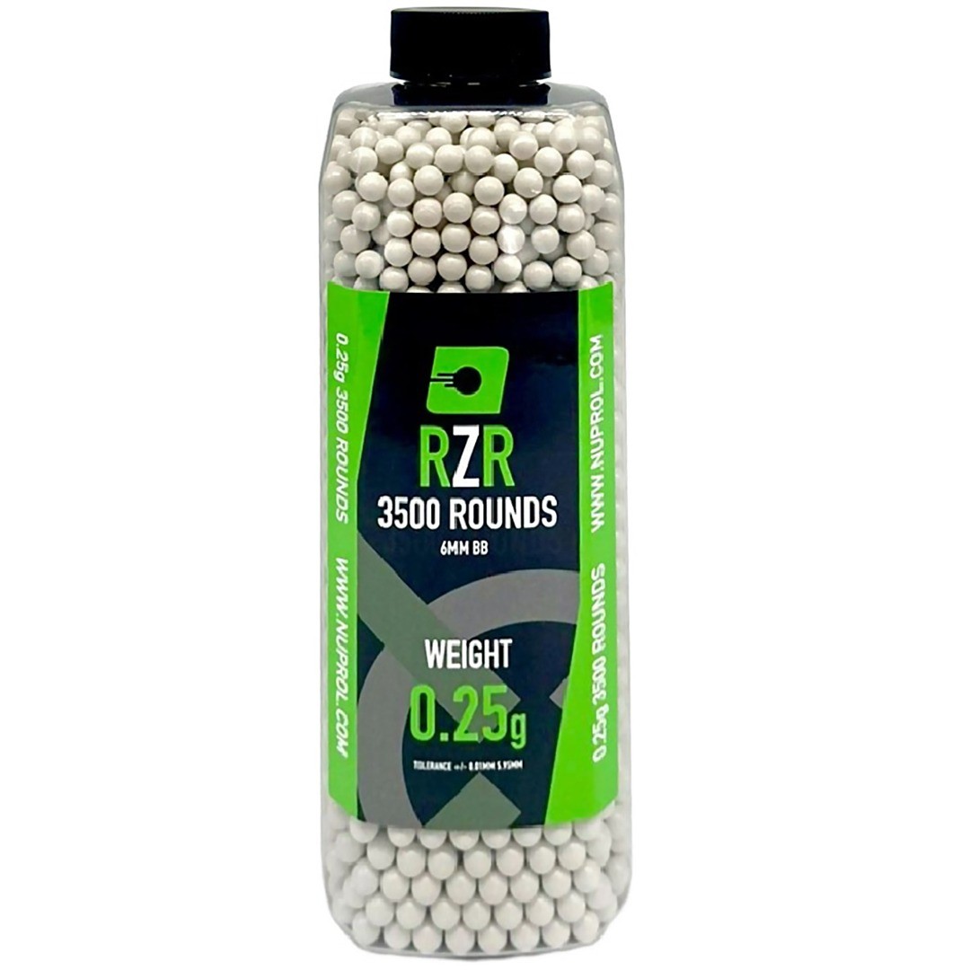 RZR BBs 3500rd Bottle - 0.25g