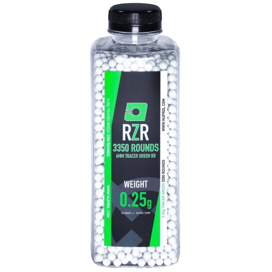 RZR Tracer BBs 3500rd Bottle - 0.25g