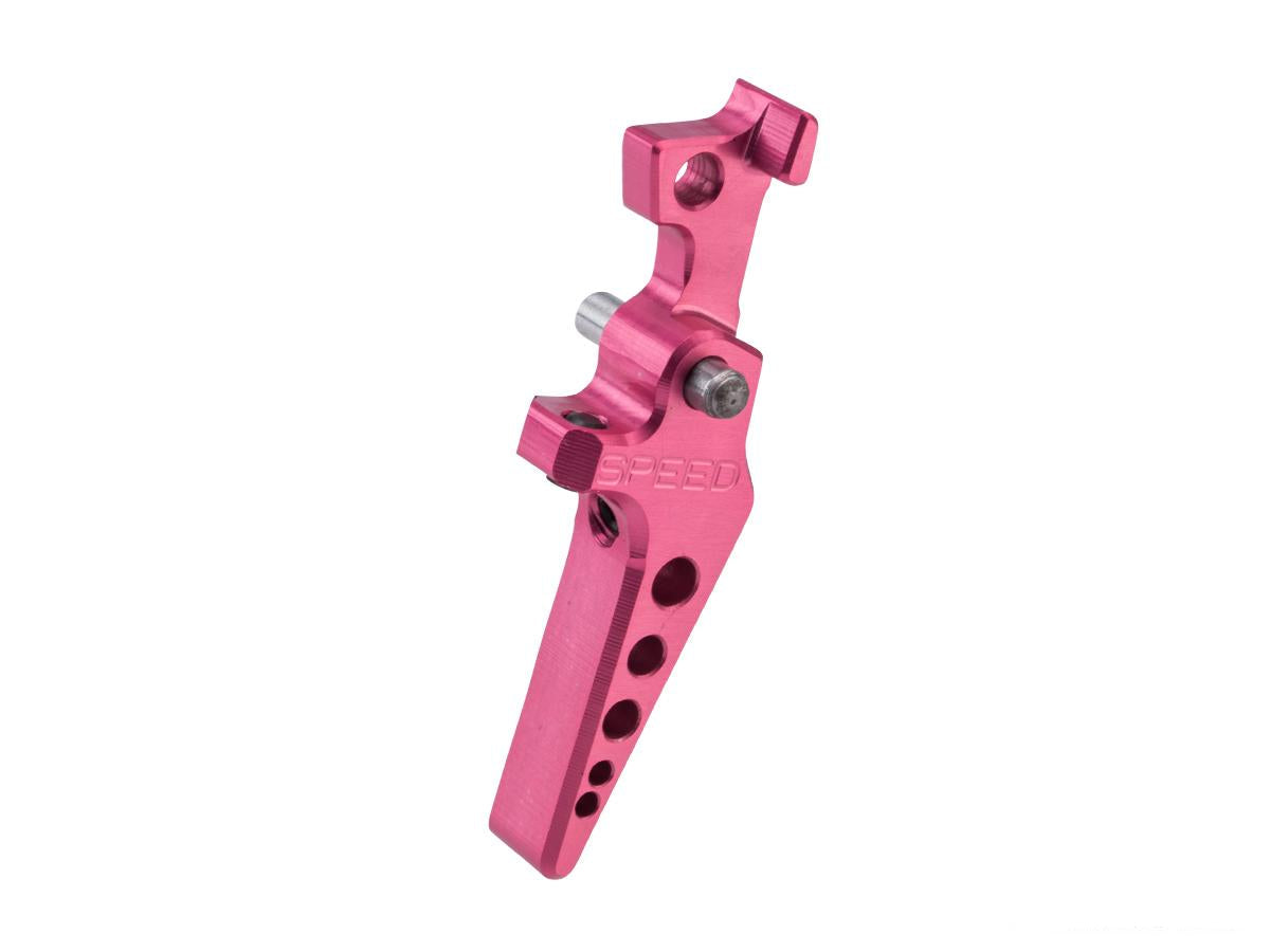 SPEED Airsoft Tune-able Trigger - Curved - Pink