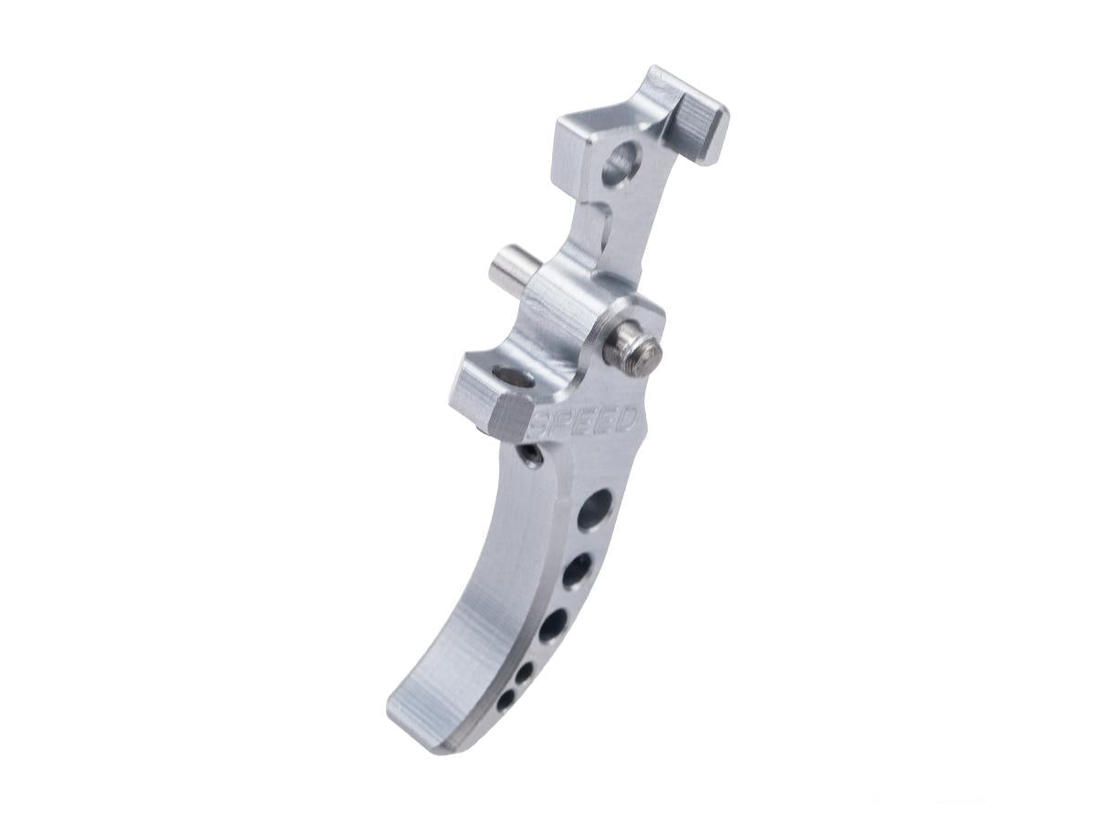 SPEED Airsoft Tune-able Trigger - Curved - Grey