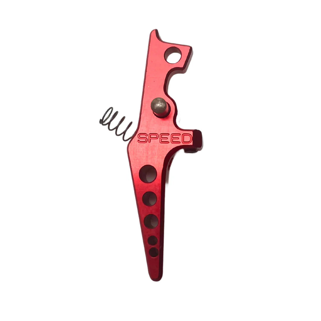 SPEED Airsoft Tune-able Trigger - Blade - Red