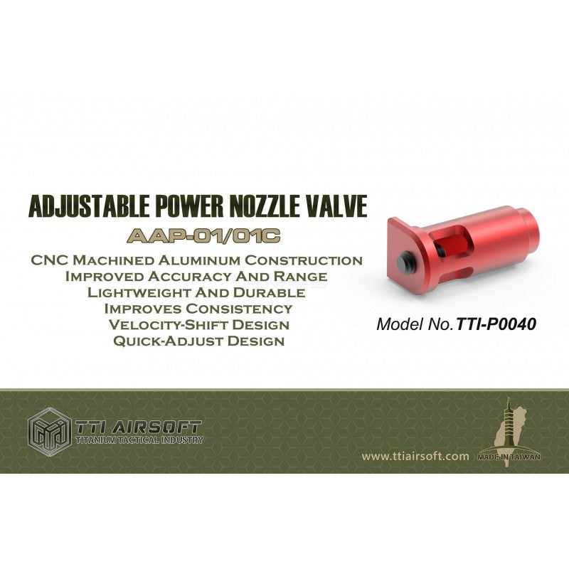 TTI Adjustable Power Nozzle Valve for AAP-01/C