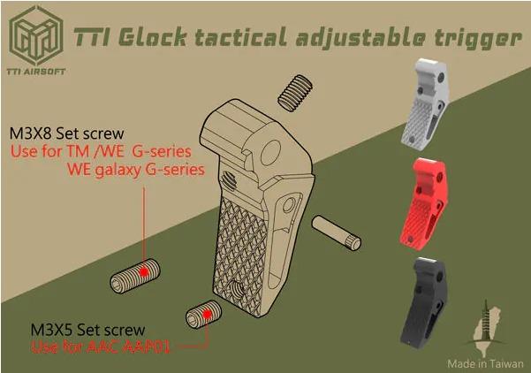 TTI Glock / AAP-01 Tactical Adjustable Trigger-0