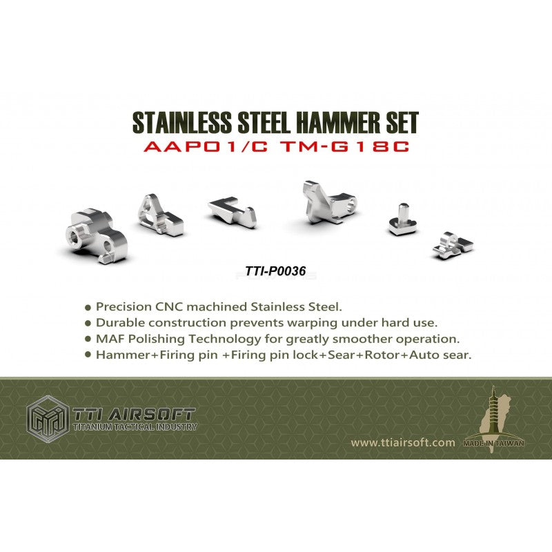 TTI Stainless Steel Hammer Set for AAP-01/G18c