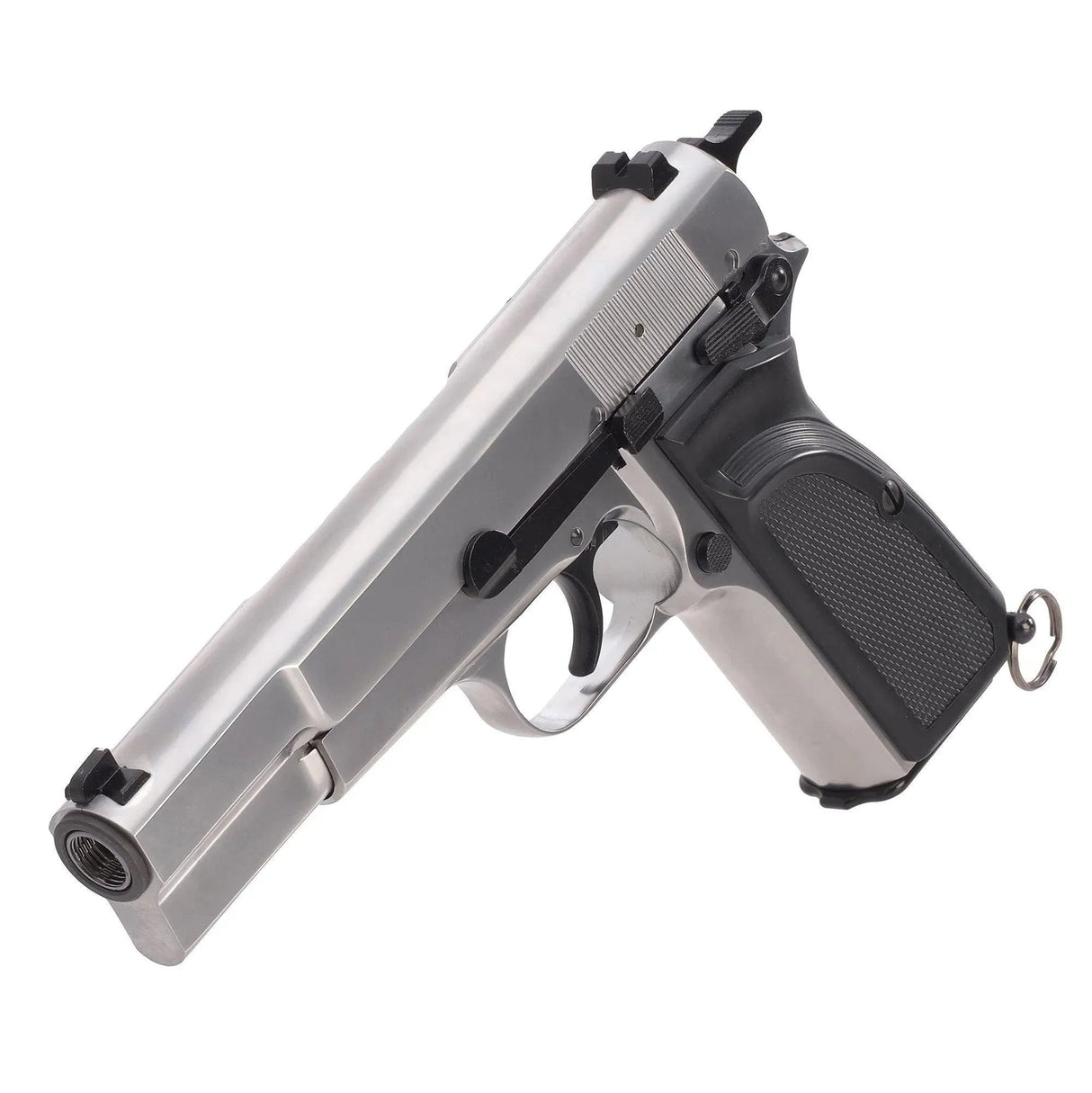 WE Browning Hi Power MK3 GBB - Silver