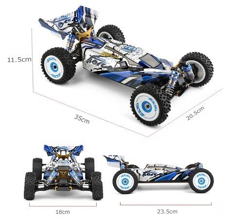 WLtoys 124017 2.4G Racing RC Car 55KM/H 4WD Electric High Speed Off-Road, Drift Car-1