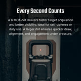 Osight K Open Reflex Optic with Replaceable Side-Loading Battery