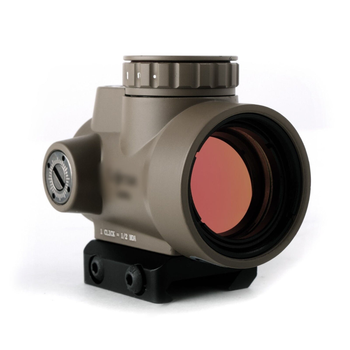 S&I Tactical MRO Red Dot with QD Riser Mount & Low Mount - FDE