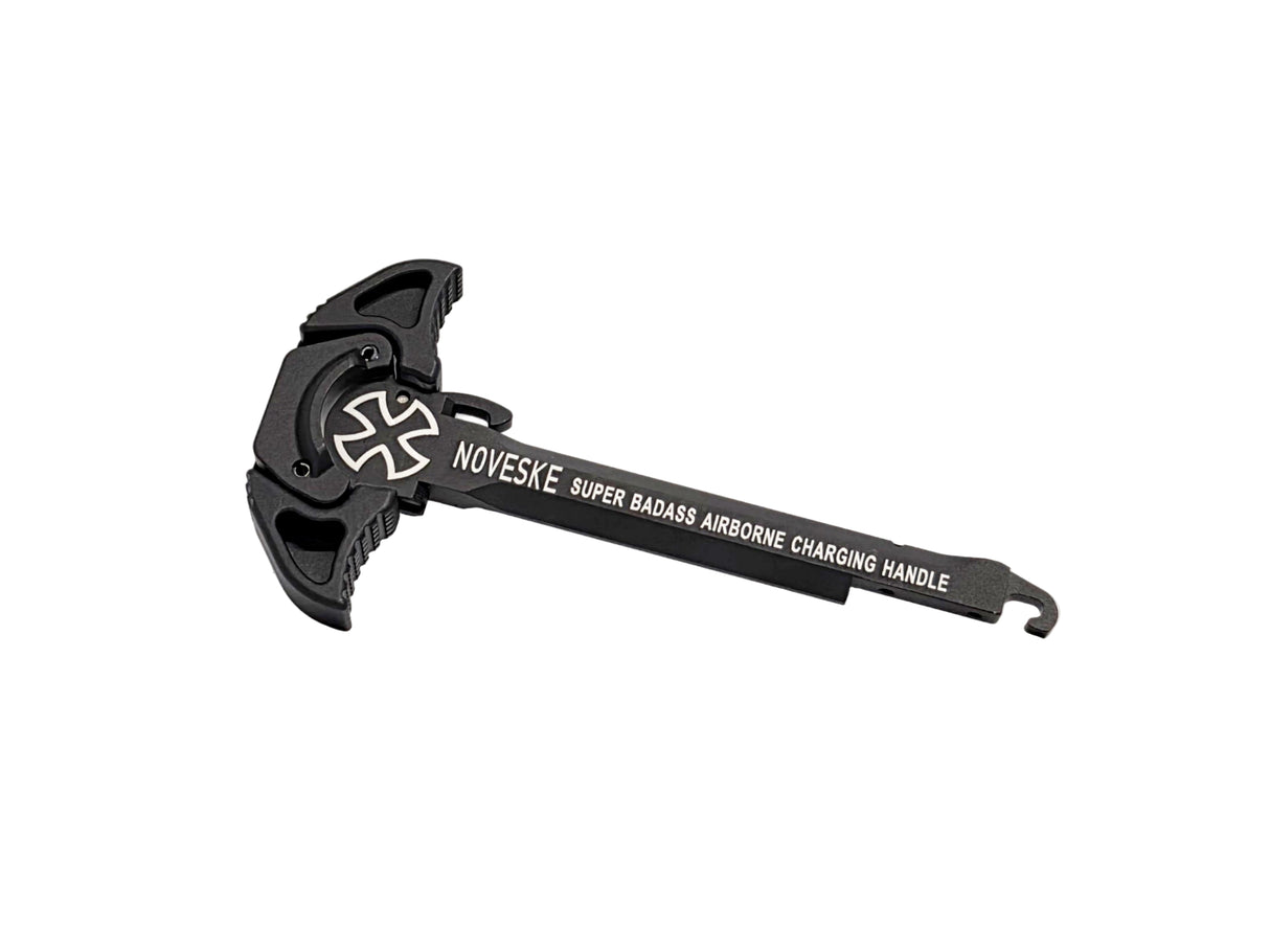NOV Airborne Style Charging Handle for M4 AEG - Black