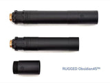 S&I Tactical Rugged Obsidian Modular Suppressor 45ACP - 14MM CCW