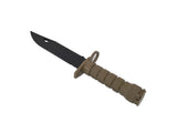 MP M9 Flexible Training Bayonet with Holster - FDE