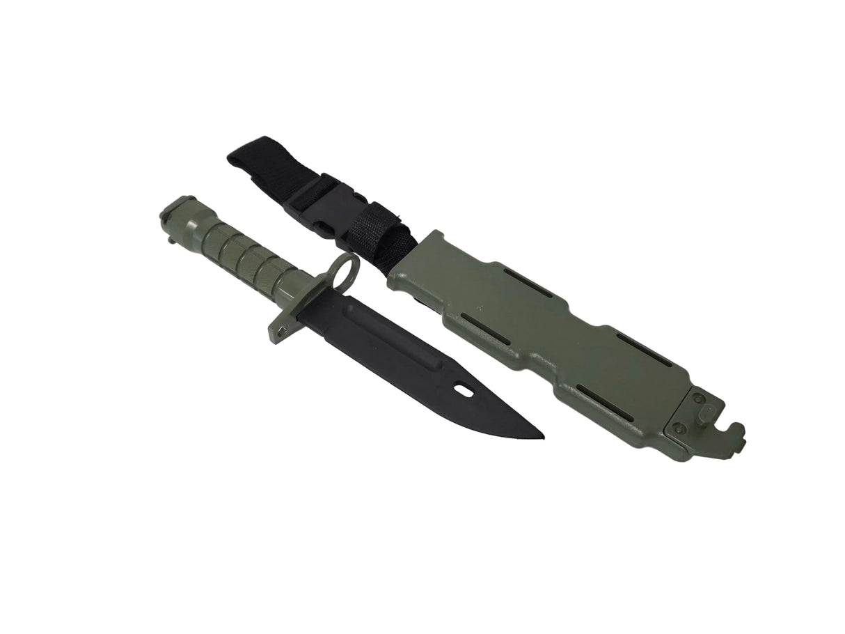 MP M9 Flexible Training Bayonet with Holster - OD Green